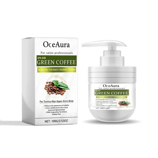 CREME TERMORREAFIRMANTE COM ÓLEO DE GRÃO DE CAFÉ VERDE 100ML.