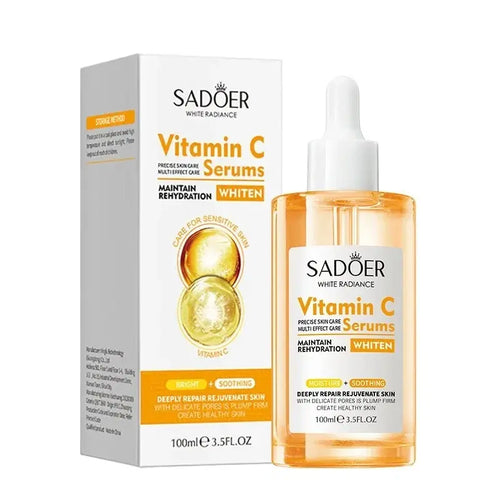 Sérum de Vitamina C Sadoer 100 Ml – Ilumina, Hidrata y Rejuvenece Tu Piel