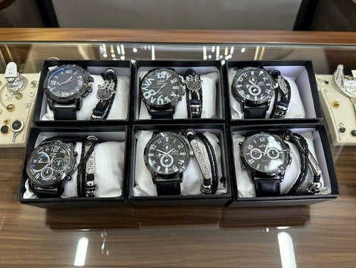 Set de reloj y pulsera.