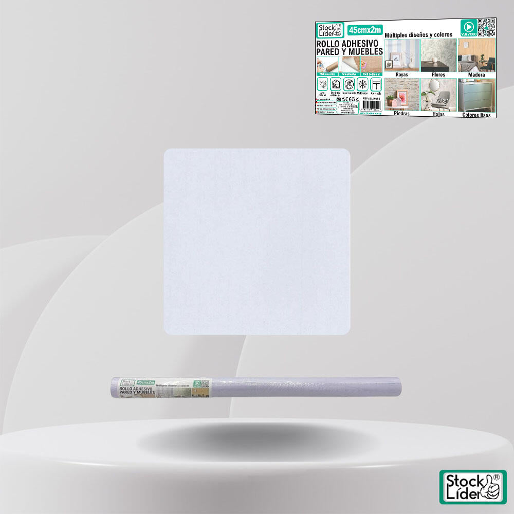 Rollo adhesivo pared y muebles 45cm x 2m