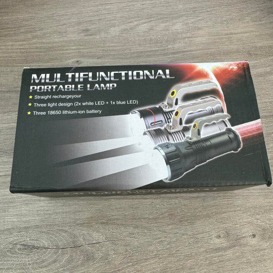 Linterna multifuncional ultra potente recargable