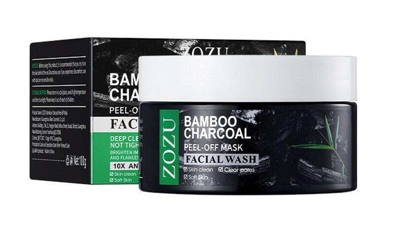 Máscara Facial com Carvão de Bambu (100gr) – Desintoxicação Profunda e Controlo de Oleosidade