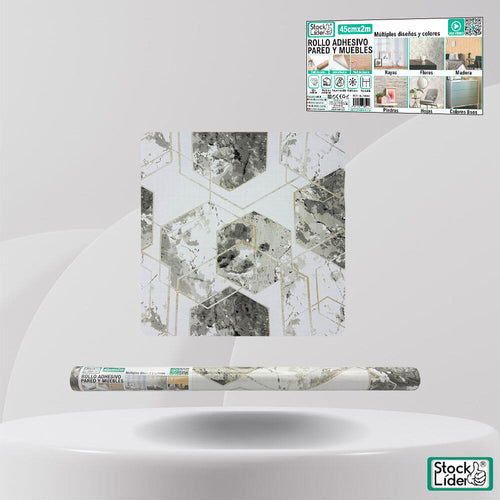 Rollo adhesivo pared y muebles 45cm x 2m