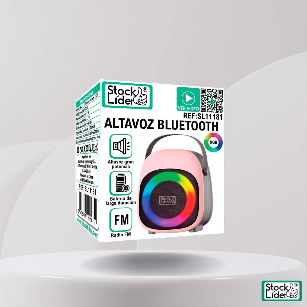 Altavoz Bluetooth Rgb