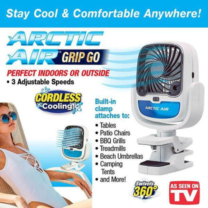 Ventilador De Aire Frio Humidificador Con Pinza