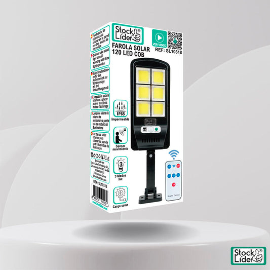 Farola Solar 120 Led Cob