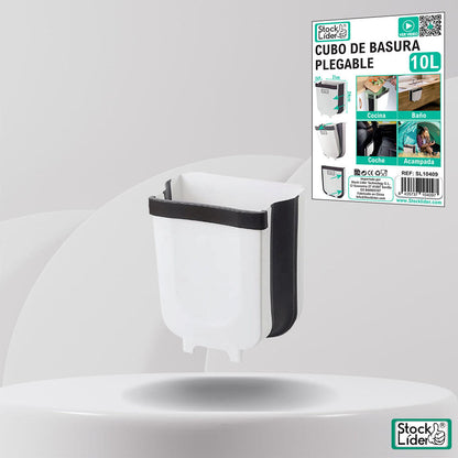 Cubo de basura plegable