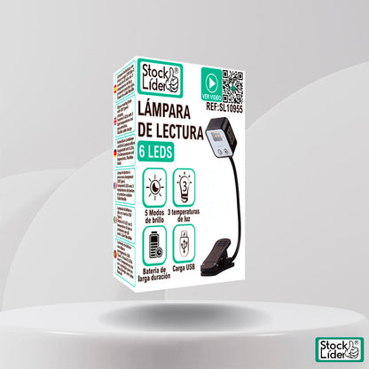 Lámpara de lectura 6 leds