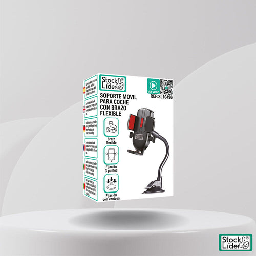 Soporte móvil para coche con brazo flexible