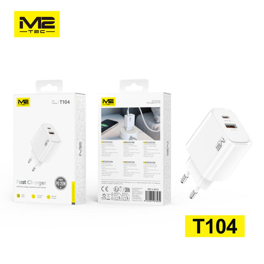 Cargador Usb-a + Usb-c, 20 W, M2tec