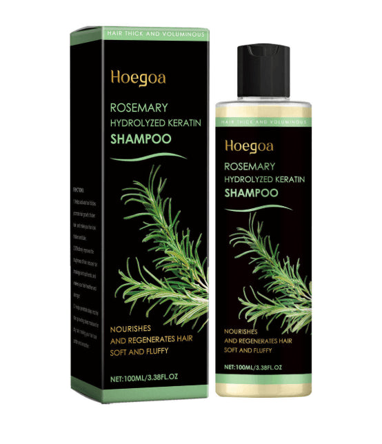Champú Regenerante con Queratina y Romero HOEGO 100 ml