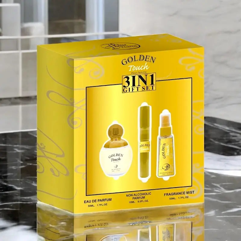 Set Golden Touch Pour Femme 3 In 1