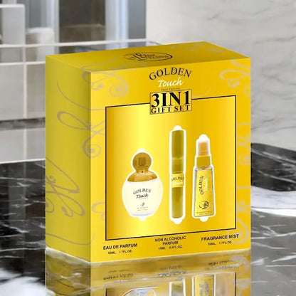 Set Golden Touch Pour Femme 3 In 1