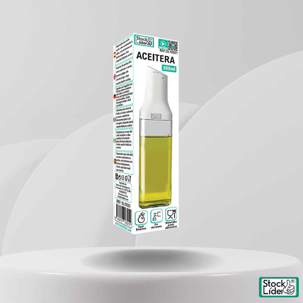Aceitera 500 ml + caja