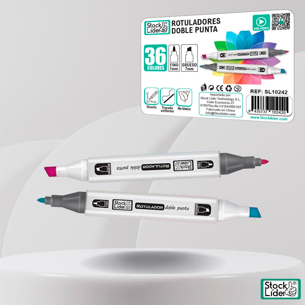 Rotulador marcador doble 36