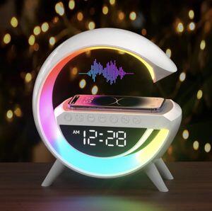 Lampara G Rgb Carga Inalambrico Y Despertador