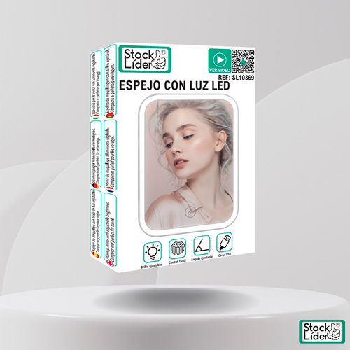 Espejo con luz LED