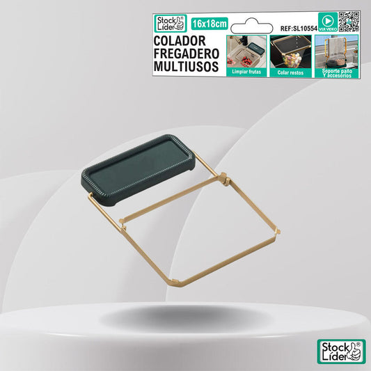 Colador fregadero multiusos