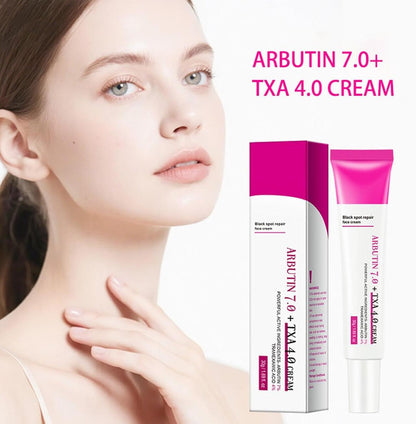 Crema Facial Iluminadora Arbutina 7% + Ácido Tranexámico 4% 50ML – Hidratación y Luminosidad Avanzada