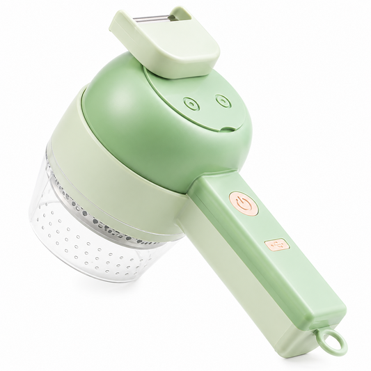 Cortador de Verduras Eléctrico Multifunción 4 en 1