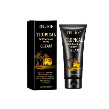 Crema Autobronceadora Tropical para Cuerpo | Bronceado Natural sin Sol y Acabado Uniforme
