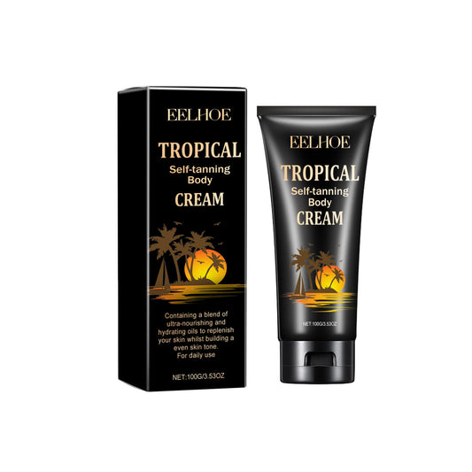 Crema Autobronceadora Tropical para Cuerpo | Bronceado Natural sin Sol y Acabado Uniforme