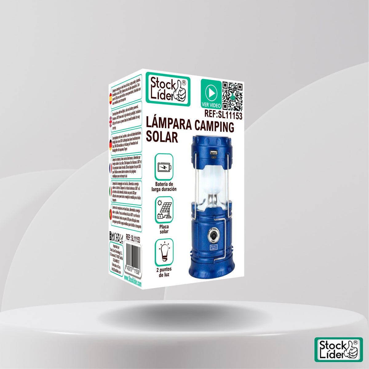 Lámpara Camping Solar