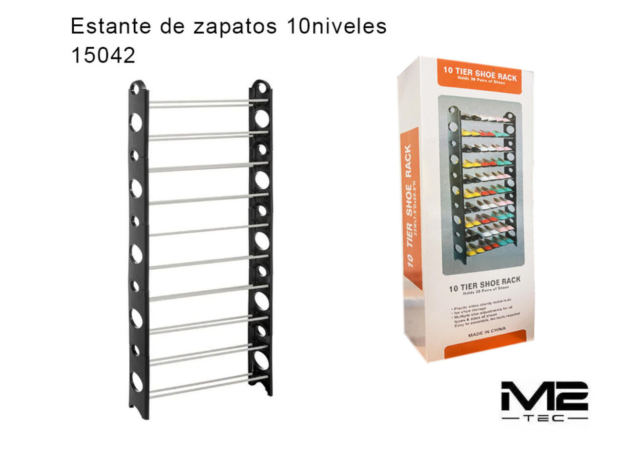 Estante de Zapatos de 10 Niveles