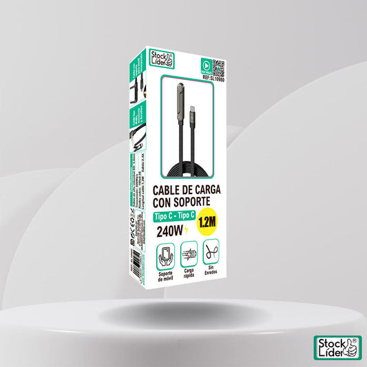 Cable de carga con soporte