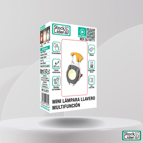 Mini lámpara llavero multifunción