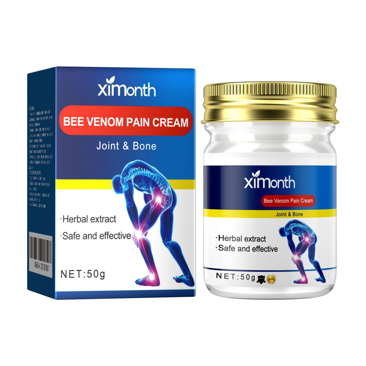Crema de Veneno de Abeja para Dolores Musculares y Articulares | Alivio Natural para Articulaciones y Huesos