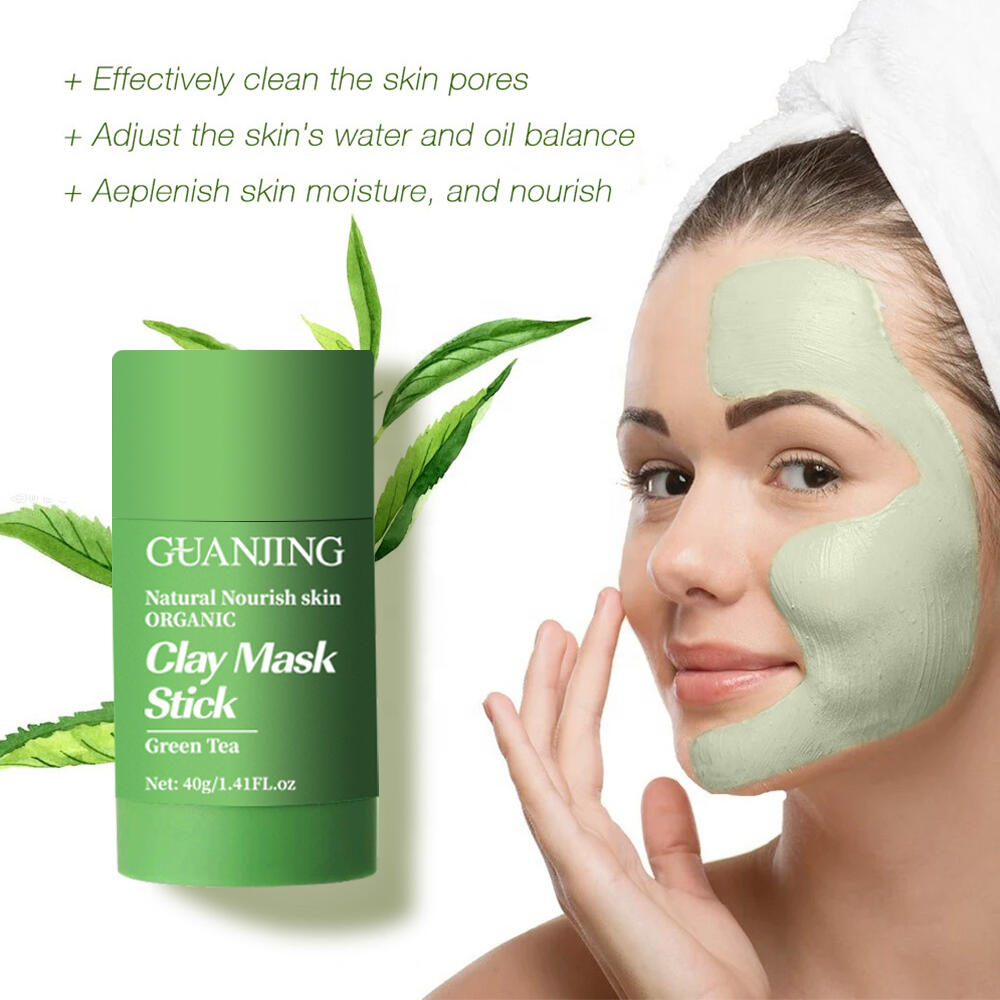 Pack Massatjador Facial + Mascareta Te Verd