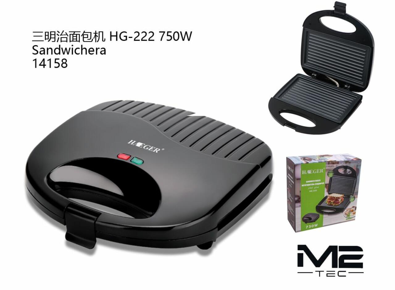 Sandwichera 750W – Rápida, Compacta y Potente para Desayunos Perfectos