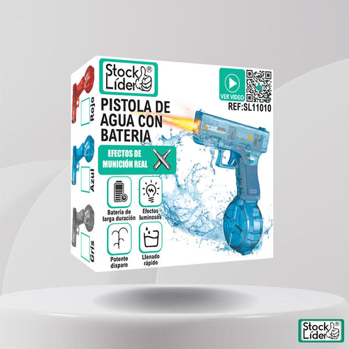 Pistola de agua con batería