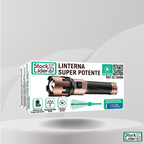 Linterna súper potente