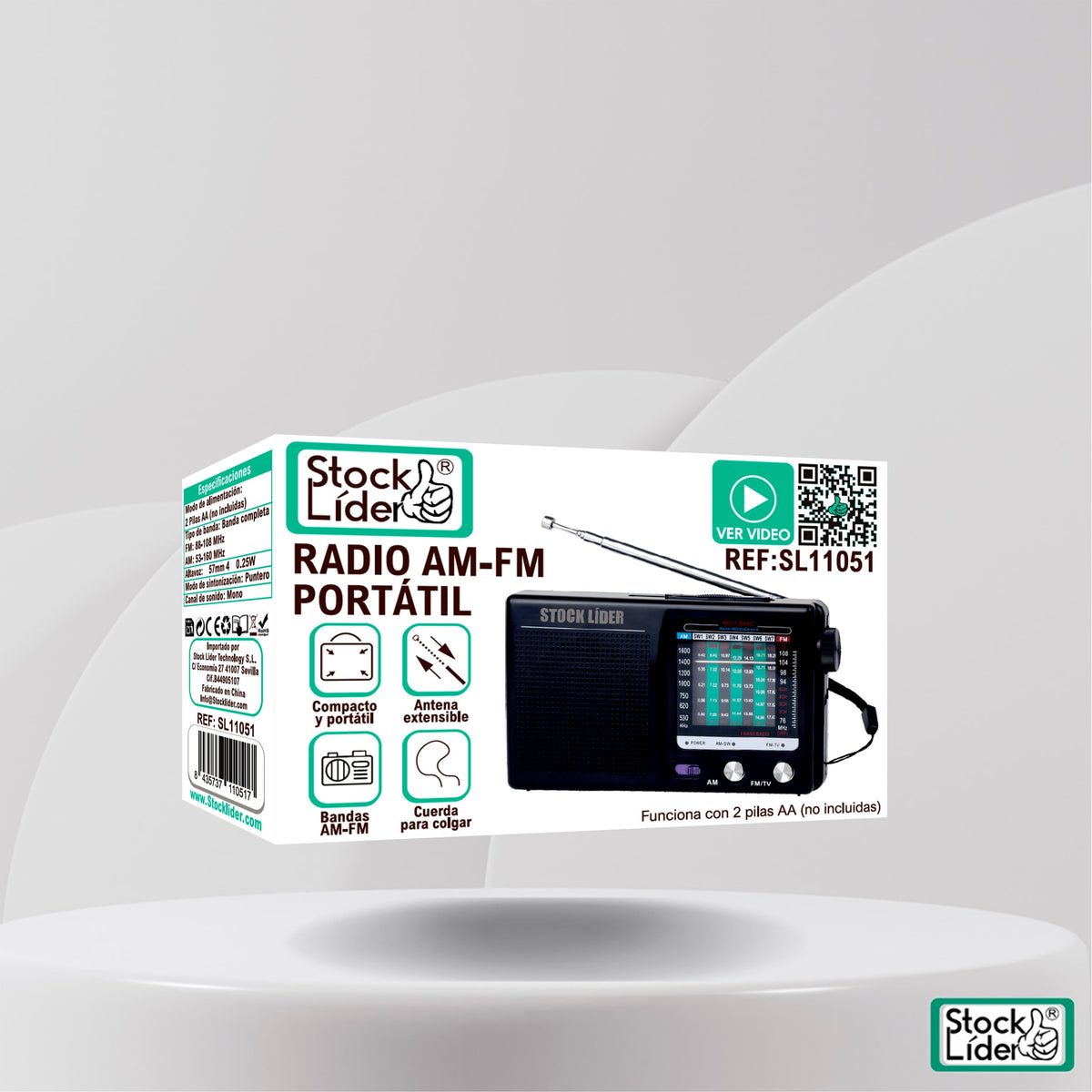 RADIO AM-FM PORTÁTIL