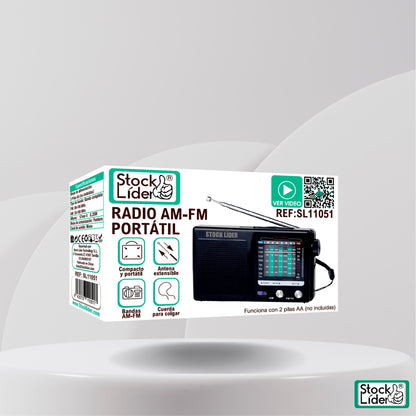 RADIO AM-FM PORTÁTIL