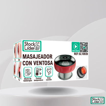 Masajeador con ventosa