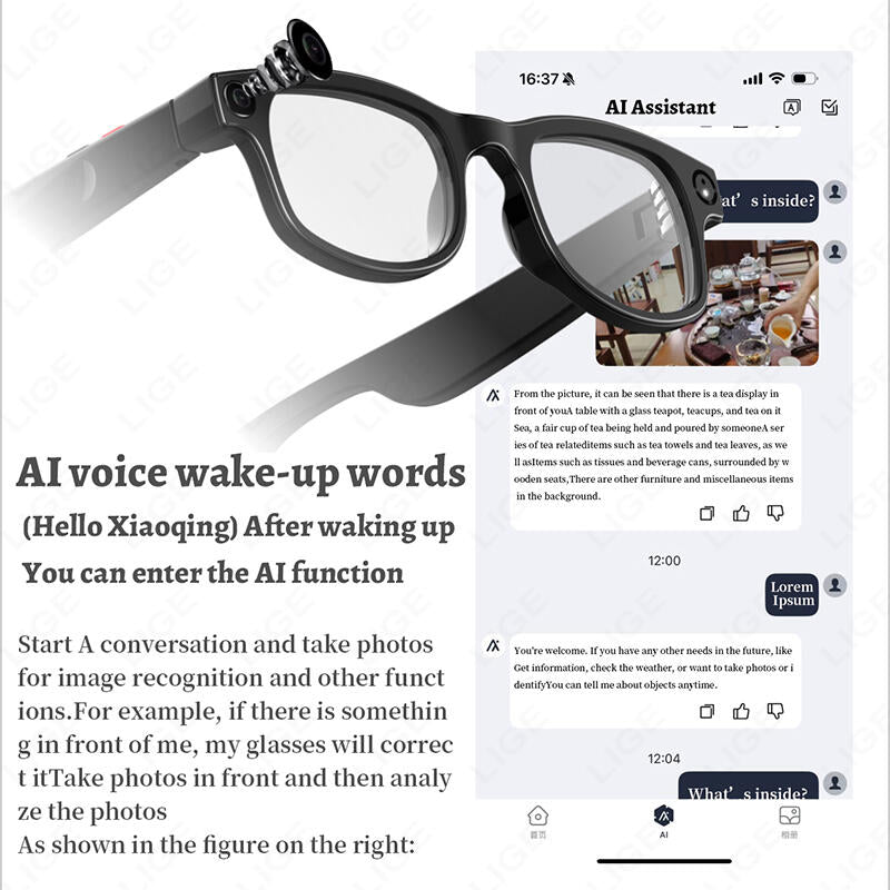 Gafas Inteligentes con IA – Tecnología y Estilo en un Solo Accesorio