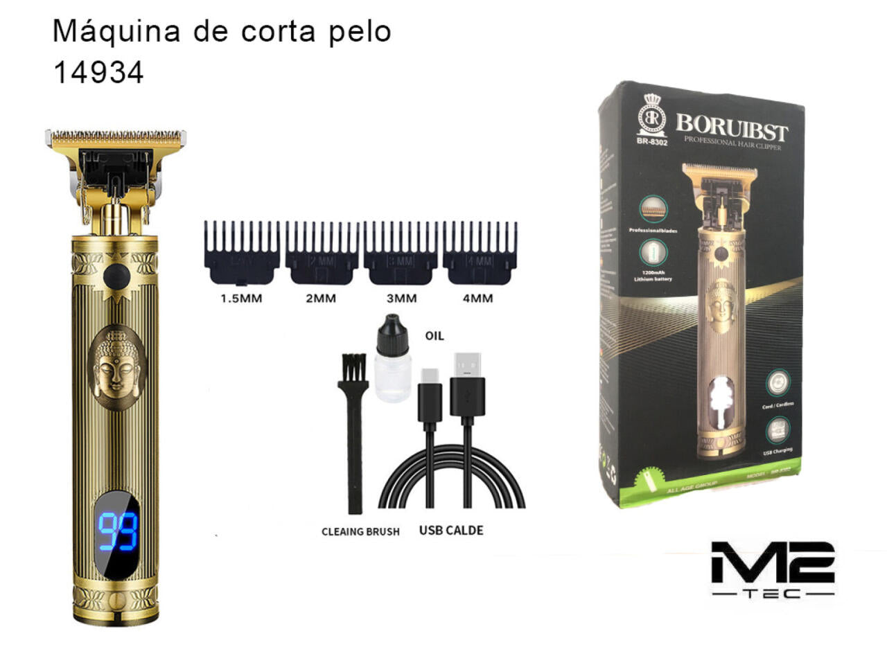 Máquina Cortapelo Profesional 1.5 mm · 2 mm · 3 mm · 4 mm