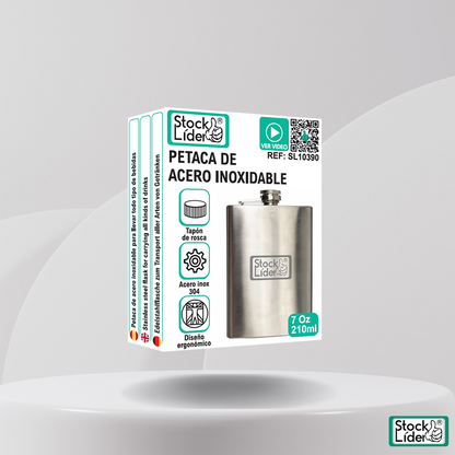 Petaca de acero inoxidable