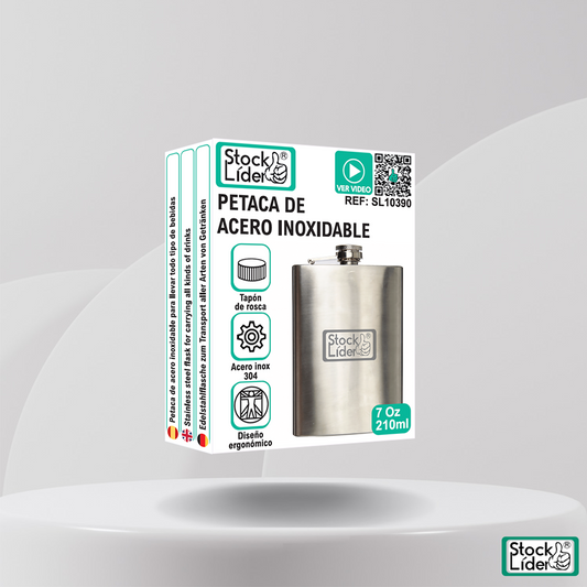 Petaca de acero inoxidable