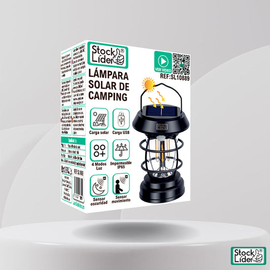 Lámpara solar de camping