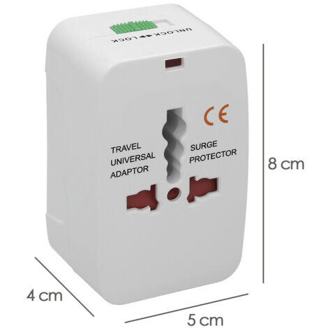 Adaptador compacto y resistente para múltiples dispositivos.
