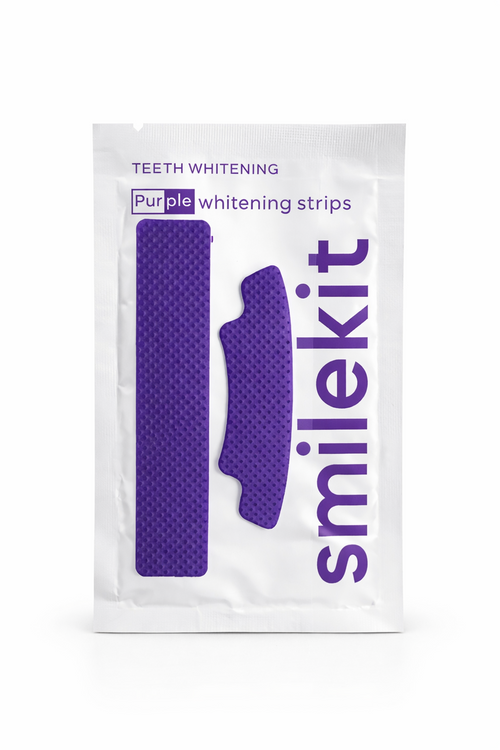 Tiras Blanqueadoras Moradas Smilekit