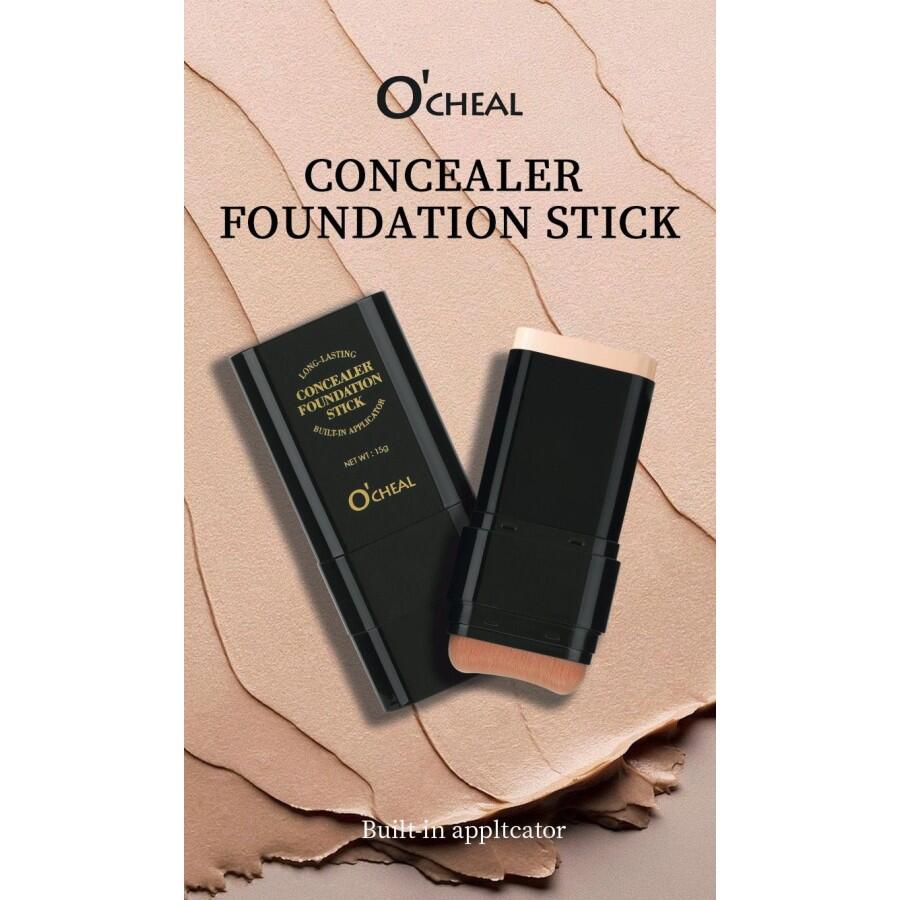 Base de Maquillaje en Barra O’CHEAL 02 Natural con Corrector y Aplicador Integrado 💄