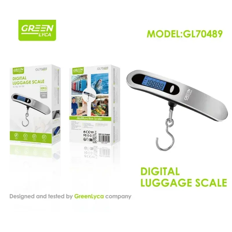 Báscula digital para equipaje Green Lyca GL70489