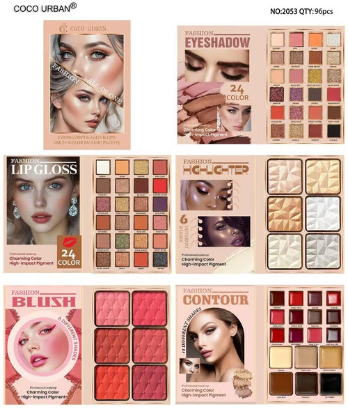 Paleta de Maquillaje Coco Urban – Completa y Profesional