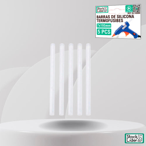 Barras de silicona termofusibles 5 pcs