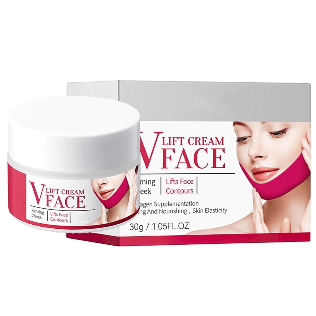 Crema Facial V-Lift – Reafirma, Moldea y Eleva el Contorno Facial